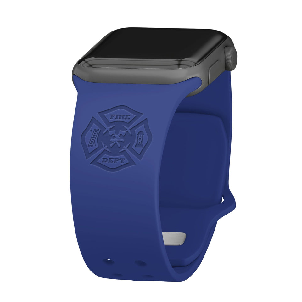 Firefighter First Responder Engraved Apple Watch Band - Wear with style