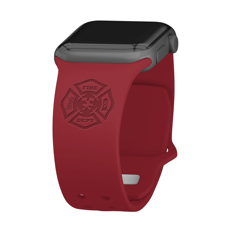 Firefighter First Responder Engraved Apple Watch Band - Wear with style