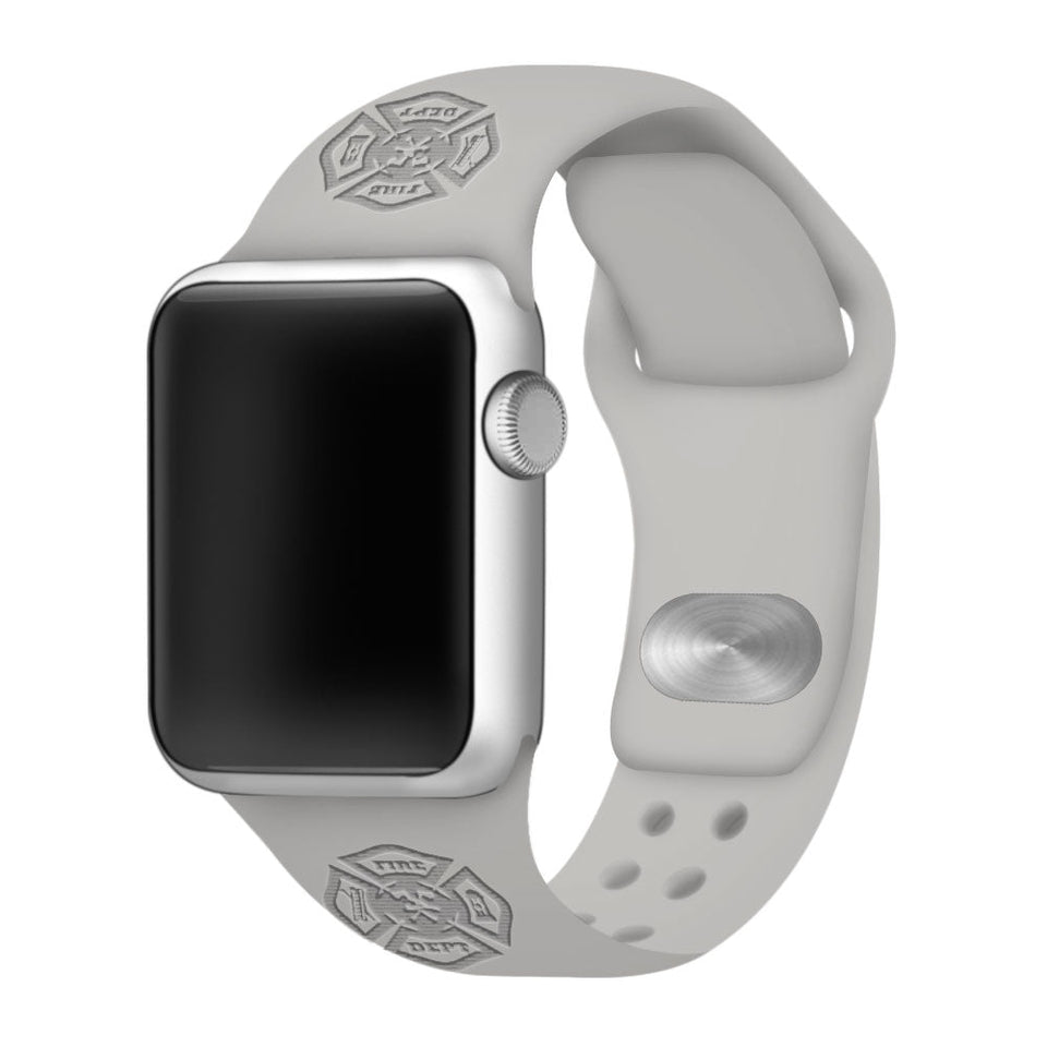 Firefighter First Responder Engraved Apple Watch Band - Wear with style