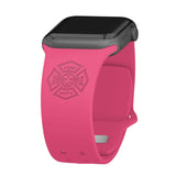 Firefighter First Responder Engraved Apple Watch Band - Wear with style
