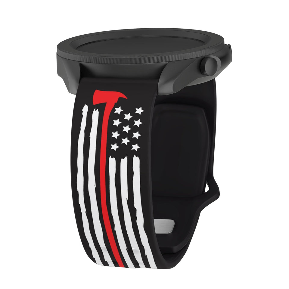 FireFighter First Responder HD Watchband for Samsung, Garmin, Fossil, and More for Samsung, Garmin, Fossil, and More - Wear with style