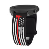 FireFighter First Responder HD Watchband for Samsung, Garmin, Fossil, and More for Samsung, Garmin, Fossil, and More - Wear with style