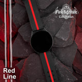 FireFighter First Responder HD Watchband for Samsung, Garmin, Fossil, and More for Samsung, Garmin, Fossil, and More - Wear with style