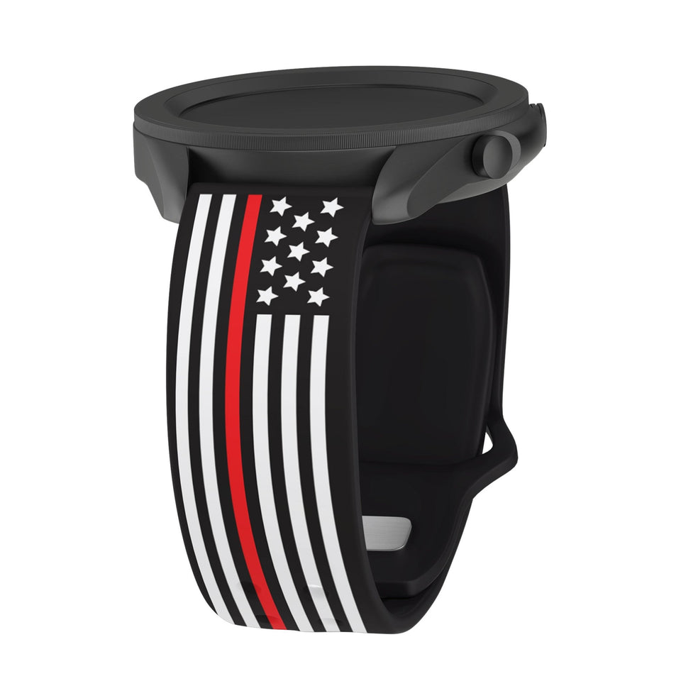 FireFighter First Responder HD Watchband for Samsung, Garmin, Fossil, and More for Samsung, Garmin, Fossil, and More - Wear with style