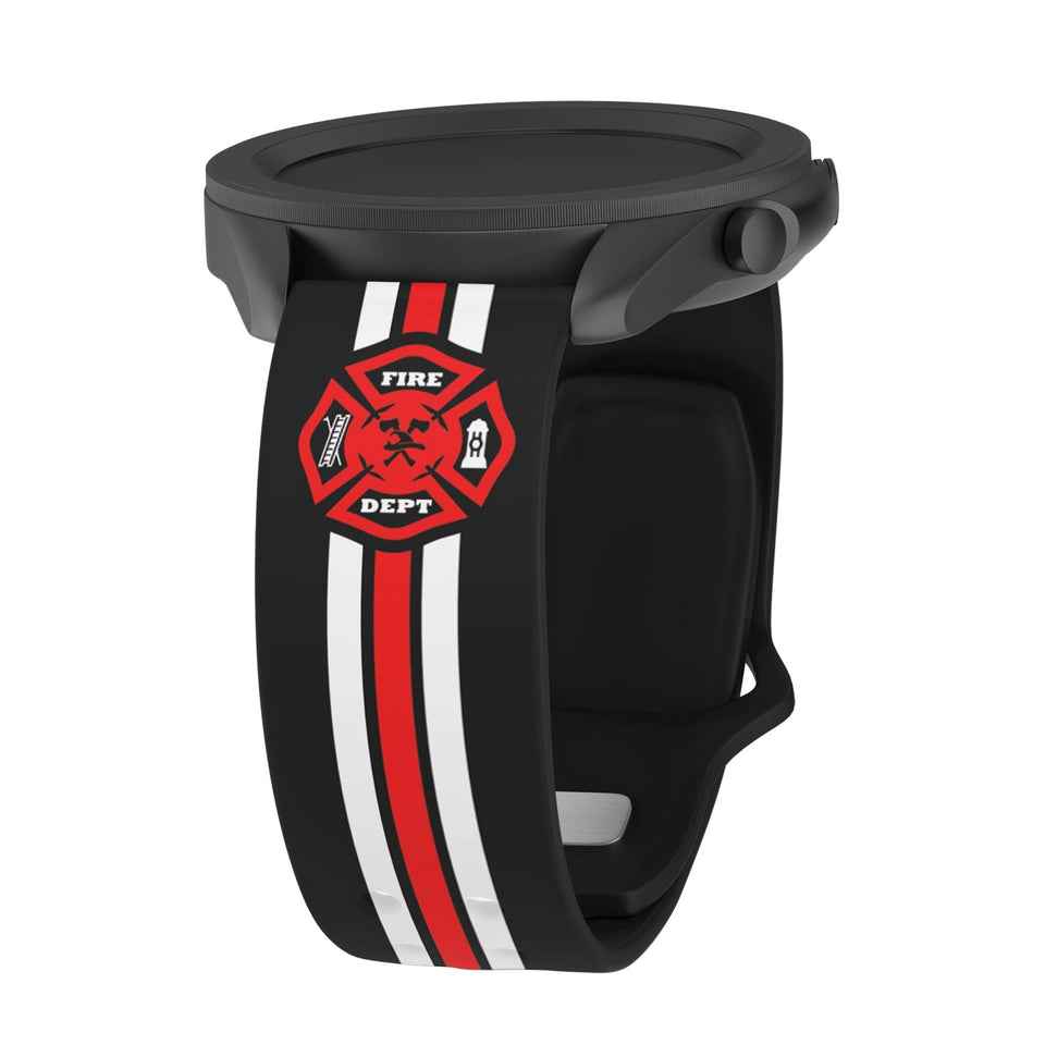 FireFighter First Responder HD Watchband for Samsung, Garmin, Fossil, and More for Samsung, Garmin, Fossil, and More - Wear with style