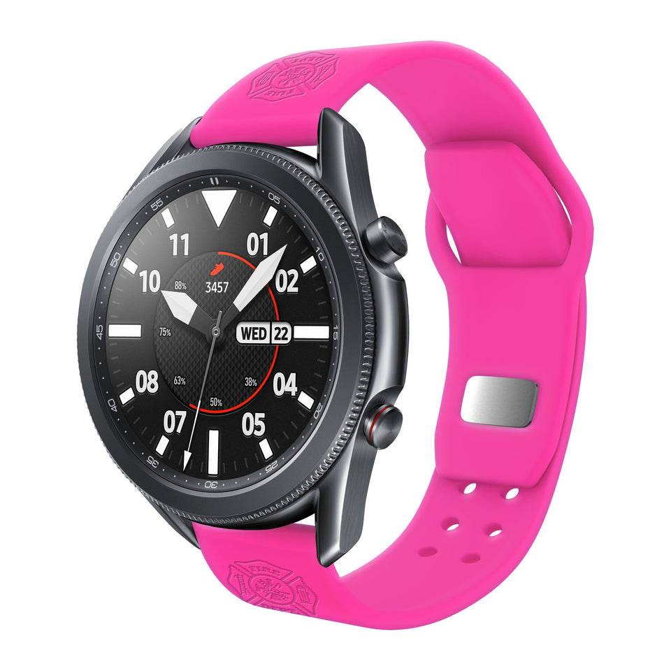 Firefighter First Responder Watchband for Samsung, Garmin, Fossil, and More for Samsung, Garmin, Fossil, and More - Wear with style