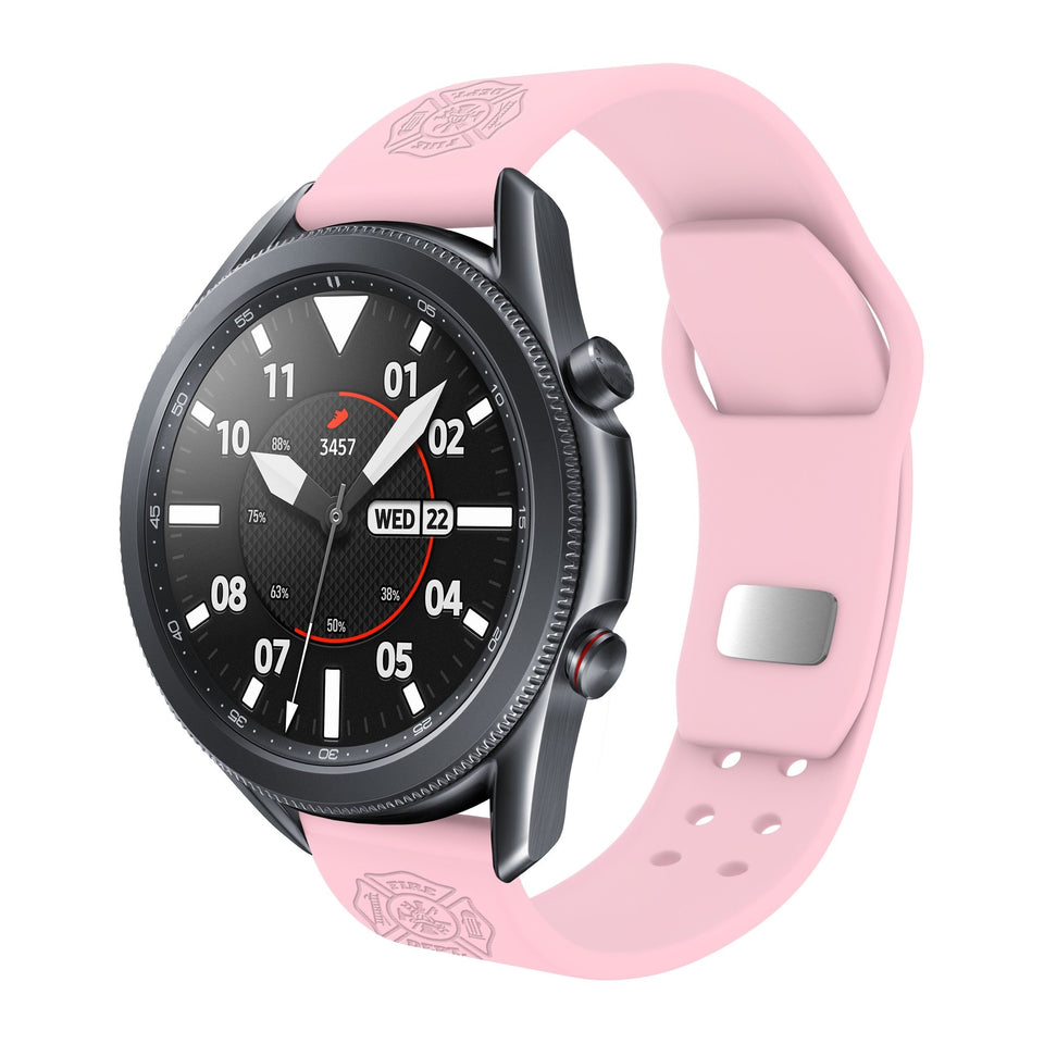 Firefighter First Responder Watchband for Samsung, Garmin, Fossil, and More for Samsung, Garmin, Fossil, and More - Wear with style