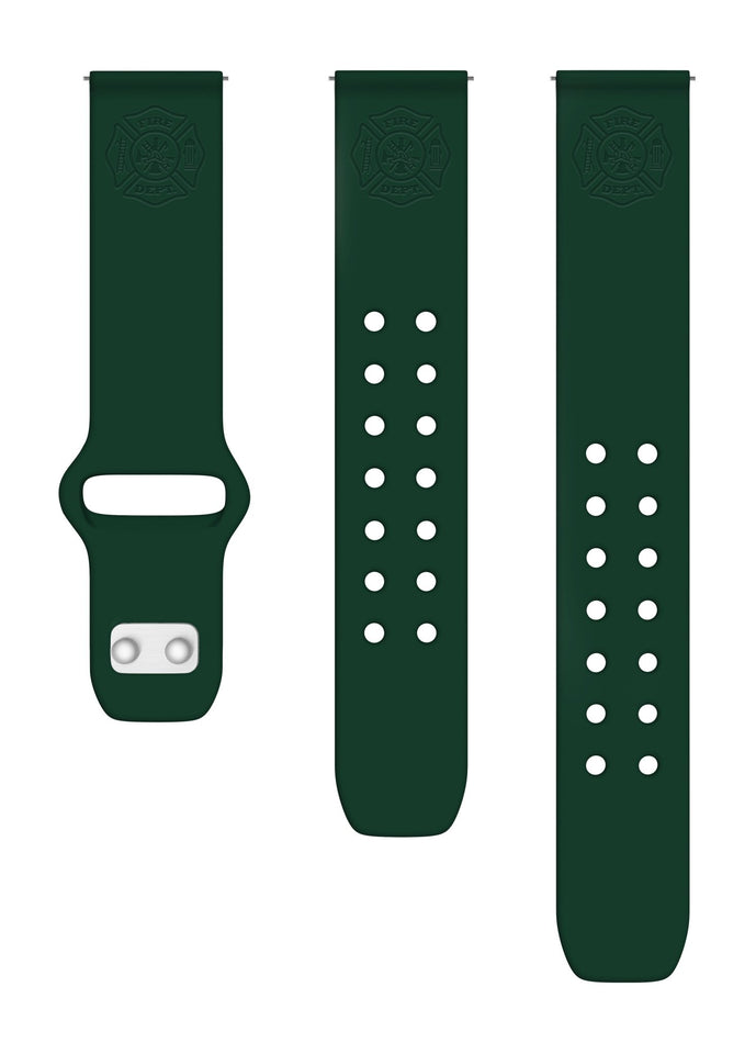 Firefighter First Responder Watchband for Samsung, Garmin, Fossil, and More for Samsung, Garmin, Fossil, and More - Wear with style