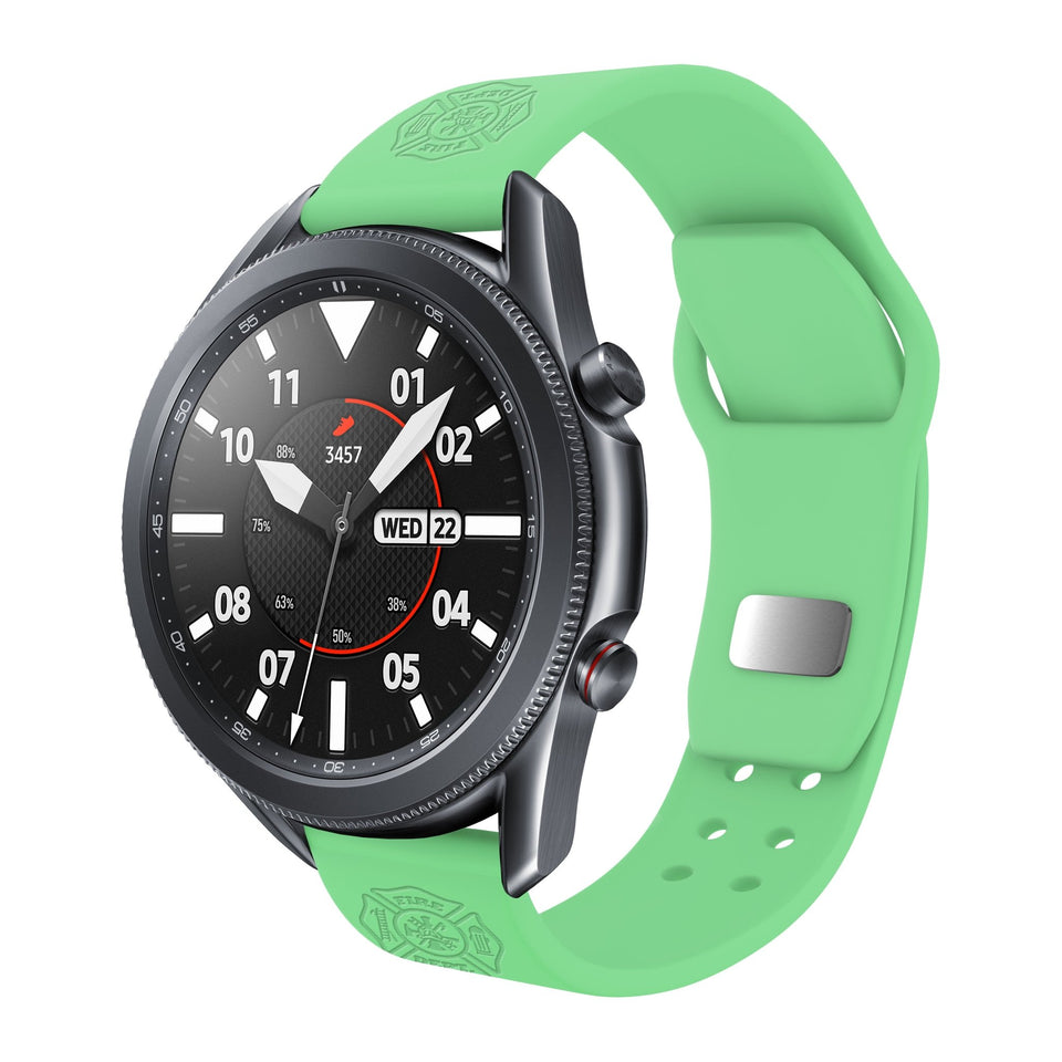 Firefighter First Responder Watchband for Samsung, Garmin, Fossil, and More for Samsung, Garmin, Fossil, and More - Wear with style