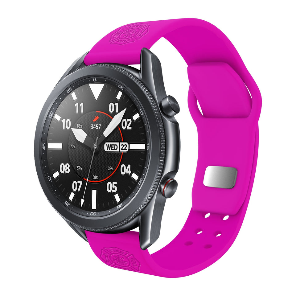 Firefighter First Responder Watchband for Samsung, Garmin, Fossil, and More for Samsung, Garmin, Fossil, and More - Wear with style