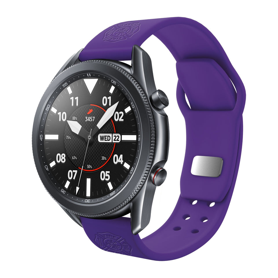 Firefighter First Responder Watchband for Samsung, Garmin, Fossil, and More for Samsung, Garmin, Fossil, and More - Wear with style