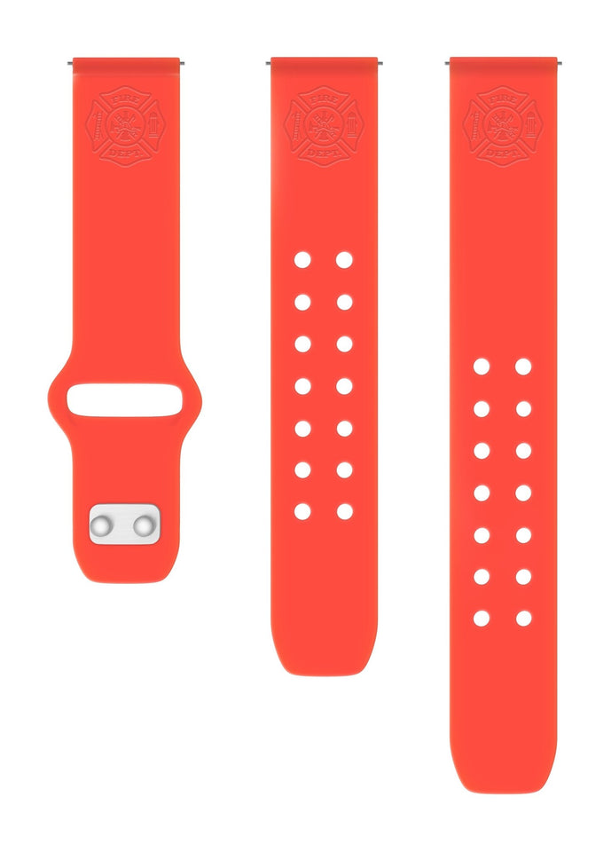 Firefighter First Responder Watchband for Samsung, Garmin, Fossil, and More for Samsung, Garmin, Fossil, and More - Wear with style