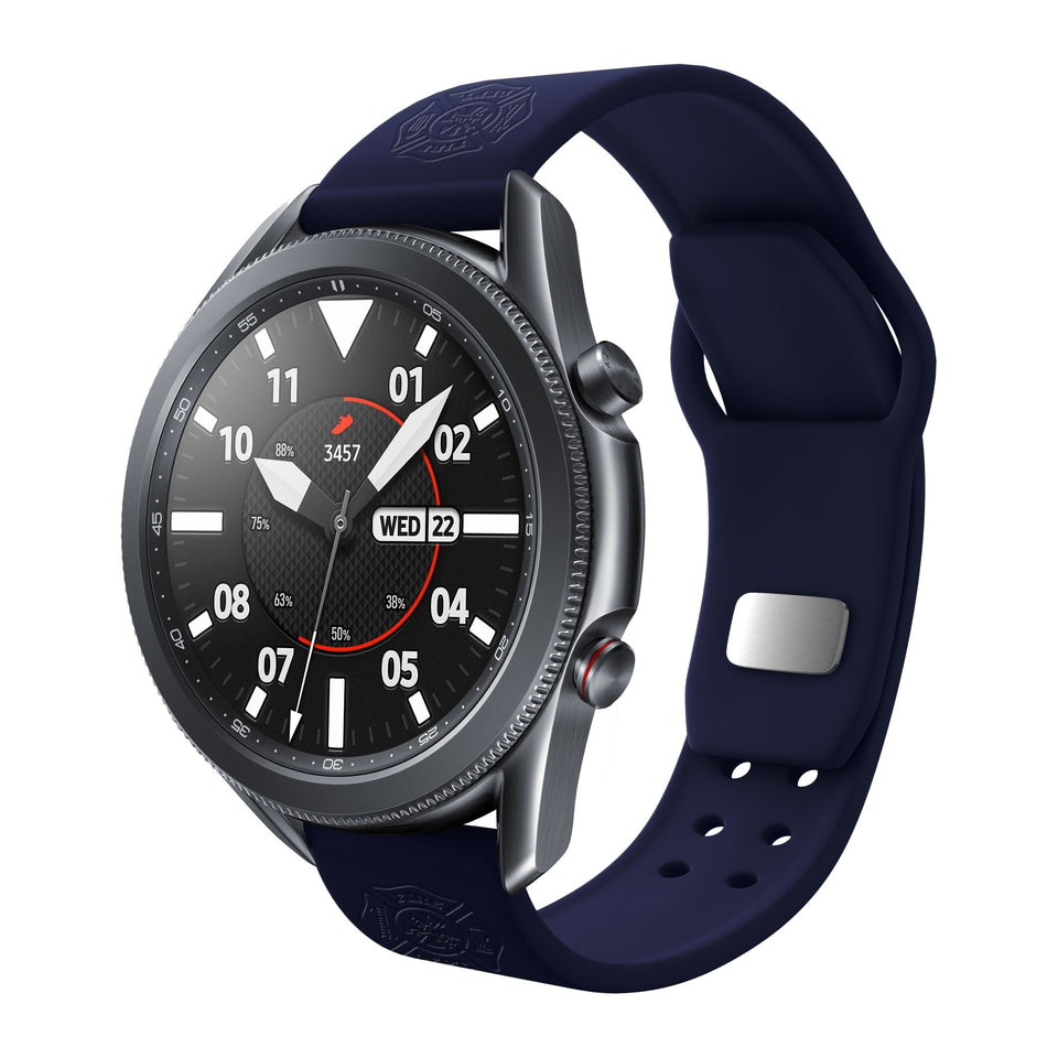 Firefighter First Responder Watchband for Samsung, Garmin, Fossil, and More for Samsung, Garmin, Fossil, and More - Wear with style
