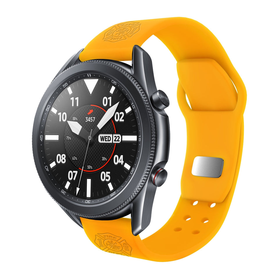 Firefighter First Responder Watchband for Samsung, Garmin, Fossil, and More for Samsung, Garmin, Fossil, and More - Wear with style