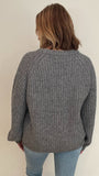 Fisherman Sweater-Heather Grey-Final Sale - Wear with style