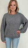 Fisherman Sweater-Heather Grey-Final Sale - Wear with style