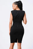 Fishnet Bodycon Midi Dress - Wear with style