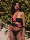 Floral cut-out one piece - Wear with style