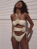 Floral cut-out one piece - Wear with style