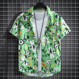 Floral Design men Beach short set - Wear with style