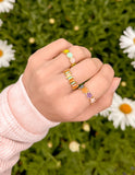 Floral Enamel Ring - Wear with style