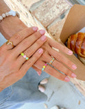 Floral Enamel Ring - Wear with style