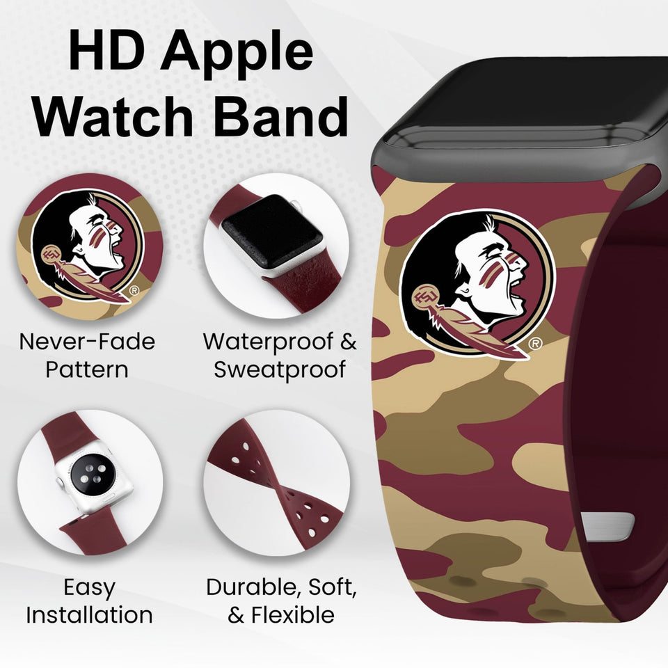 Florida State Seminoles HD Apple Watch Band - Wear with style