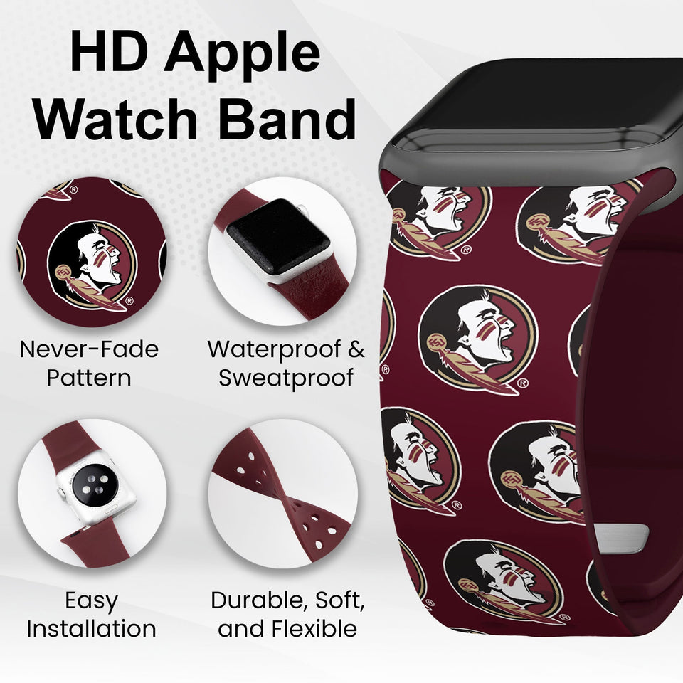 Florida State Seminoles HD Apple Watch Band - Wear with style