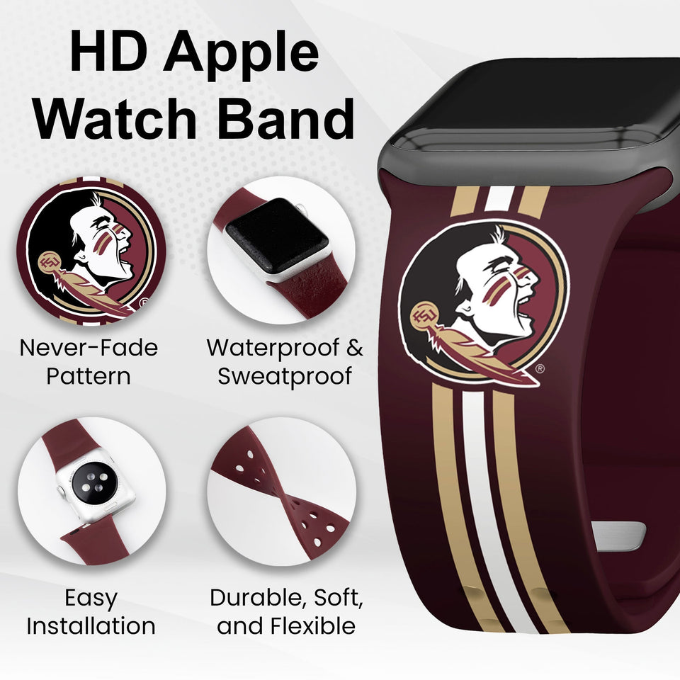 Florida State Seminoles HD Apple Watch Band - Wear with style