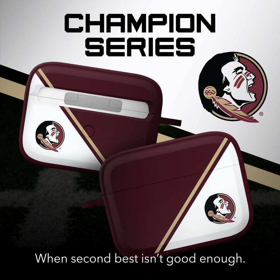 Florida State Seminoles HDX Champion Series Apple AirPods Pro 1 & 2 Case Cover - Wear with style