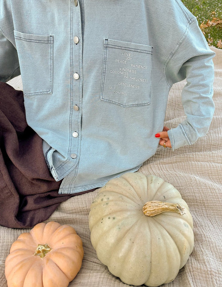 Fruit of the Spirit Shacket - Wear with style
