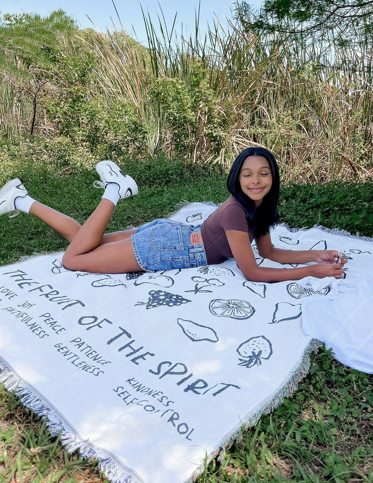Fruit of the Spirit Throw Blanket - Wear with style