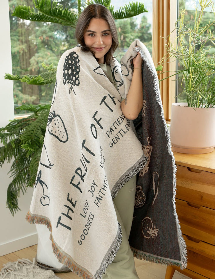 Fruit of the Spirit Throw Blanket - Wear with style