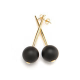 Gale Earring Matte Black - Wear with style