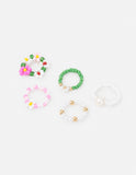 Garden Beaded Ring Set - Wear with style
