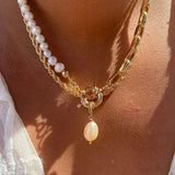 Garnet Pearl Necklace - Wear with style