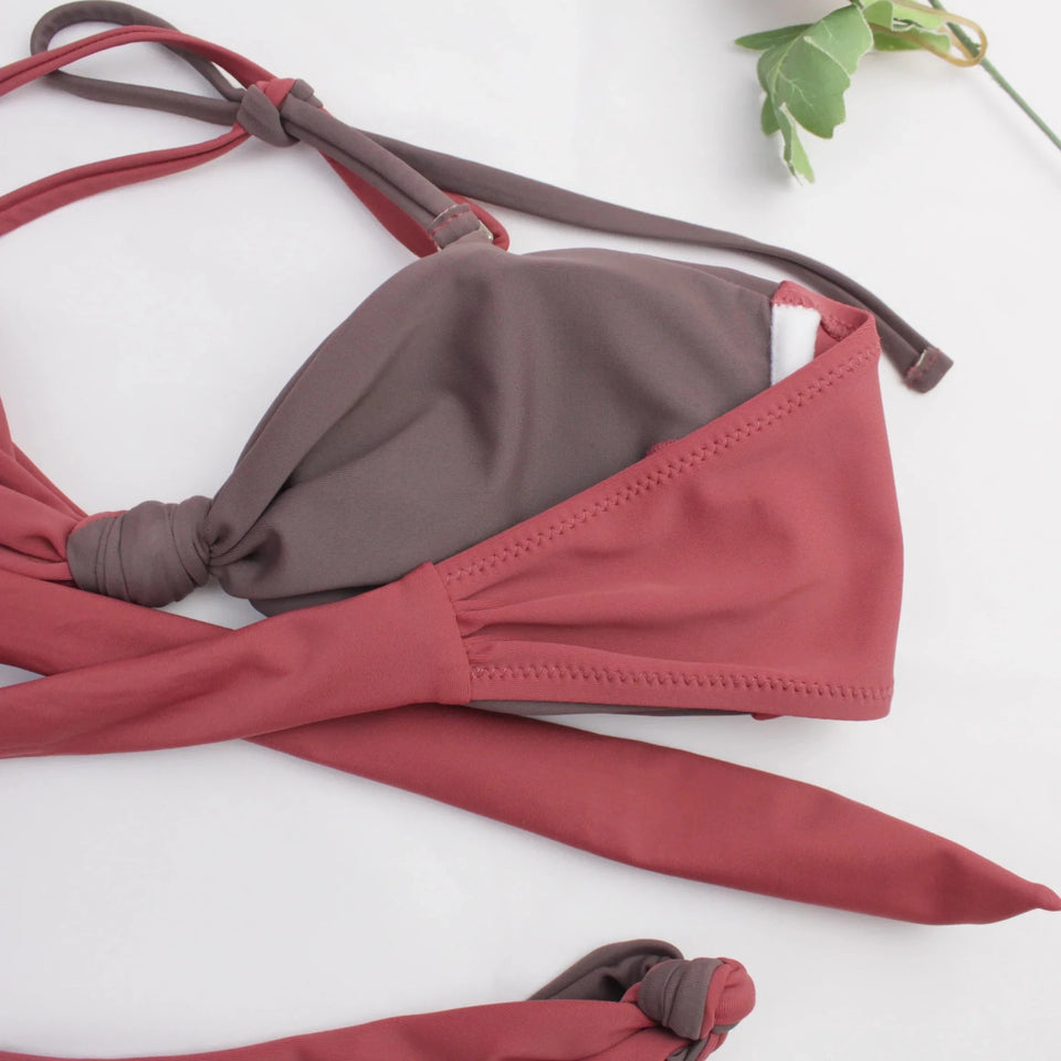 Geelal two piece two color swimsuit - Wear with style