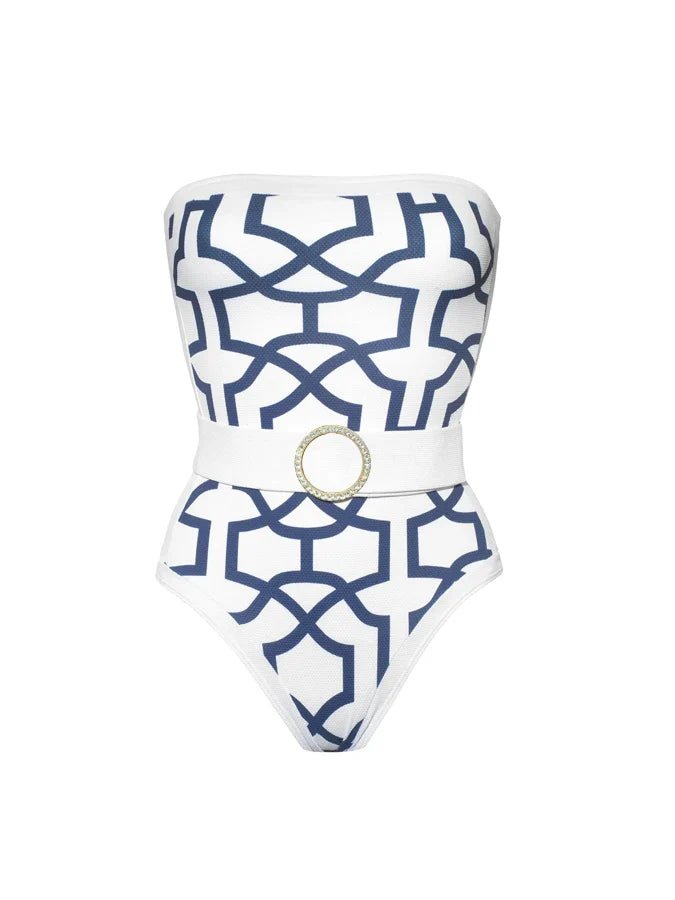 Geometric Shapes one piece swimsuit - Wear with style