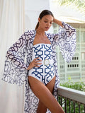 Geometric Shapes one piece swimsuit - Wear with style