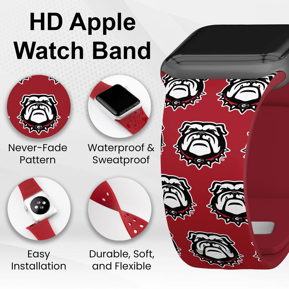Georgia Bulldogs HD Apple Watch Band - Wear with style