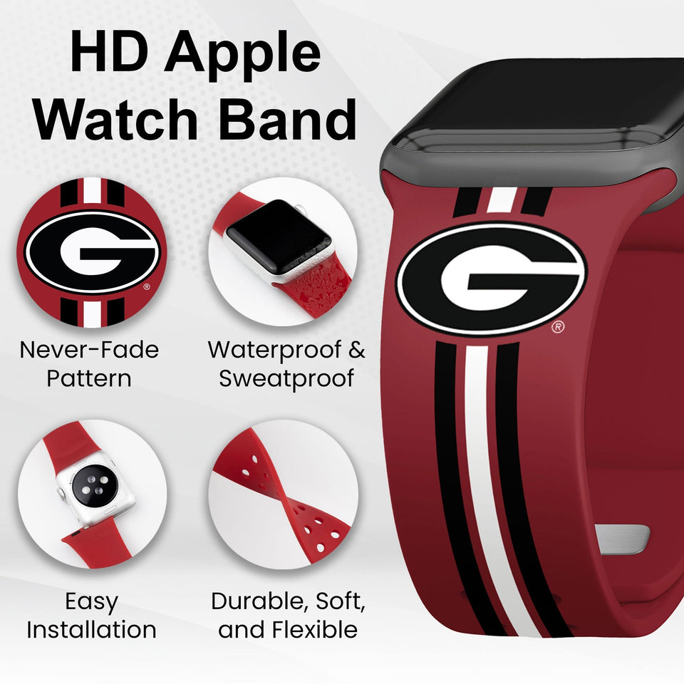 Georgia Bulldogs HD Apple Watch Band - Wear with style