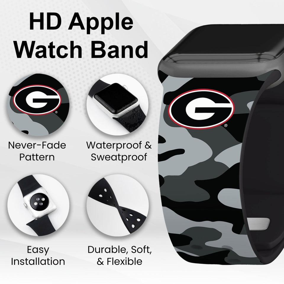 Georgia Bulldogs HD Apple Watch Band - Wear with style