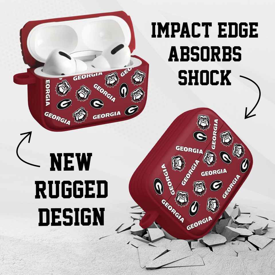 Georgia Bulldogs HDX AirPods Pro 1 & 2 Case Cover - Wear with style