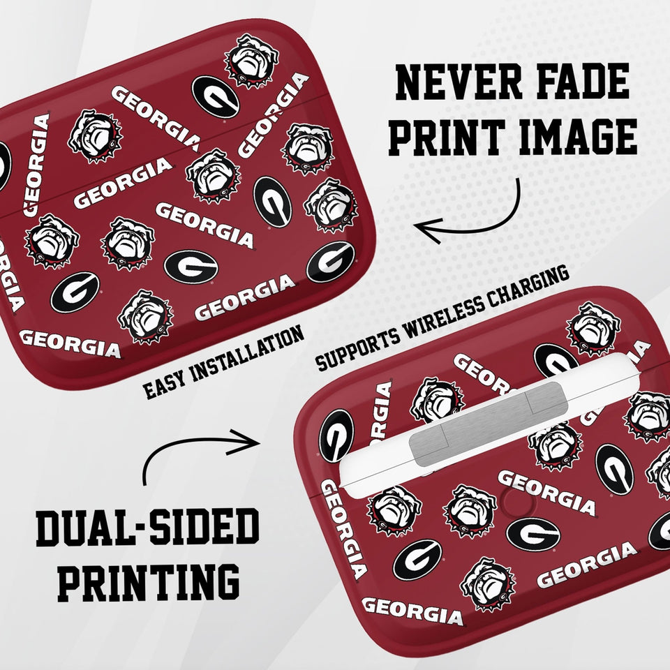 Georgia Bulldogs HDX AirPods Pro 1 & 2 Case Cover - Wear with style