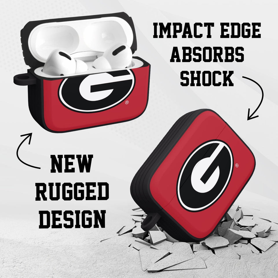 Georgia Bulldogs HDX AirPods Pro 1 & 2 Case Cover - Wear with style