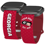 Georgia Bulldogs X Betty Boop HD Fitbit Versa 3 & Sense Watch Band - Wear with style