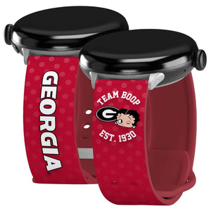 Georgia Bulldogs X Betty Boop HD Google Pixel Watch Band - Wear with style