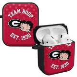 Georgia Bulldogs X Betty Boop HDX Apple AirPods Gen 1 & 2 Case Cover - Wear with style