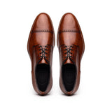25-548-CGN GIOVANNI Italian Calfskin Lace Up Cognac