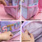 Girls Backpack with Glitter Varsity Letters - Mini Tie Dye - Wear with style